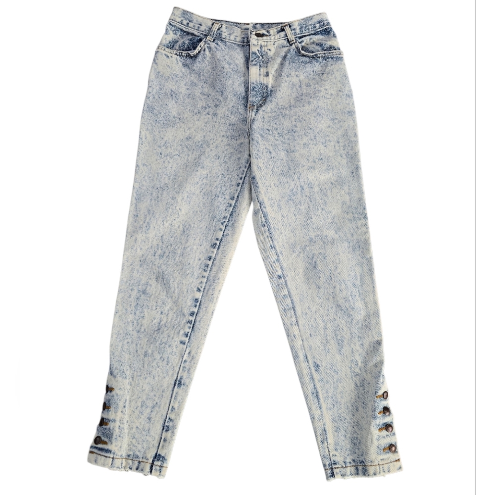 Cap Ferrat Vintage Stylish Acid Wash Denim  Jeans Size 11